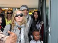 Мадонна с семьей в Лондоне
