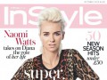 Наоми Уоттс в журнале InStyle Великобритания. Октябрь 2013