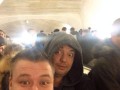 Сергей Жуков пересаживается на метро