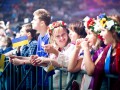 «Люби ти Україну» — зазвучало тисячами голосів у Палаці Спорту