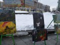 На Майдані Незалежності відбулась виставка картин, намальованих у зоні АТО