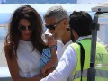 Джорджа Клуни впервые видели после аварии в Италии